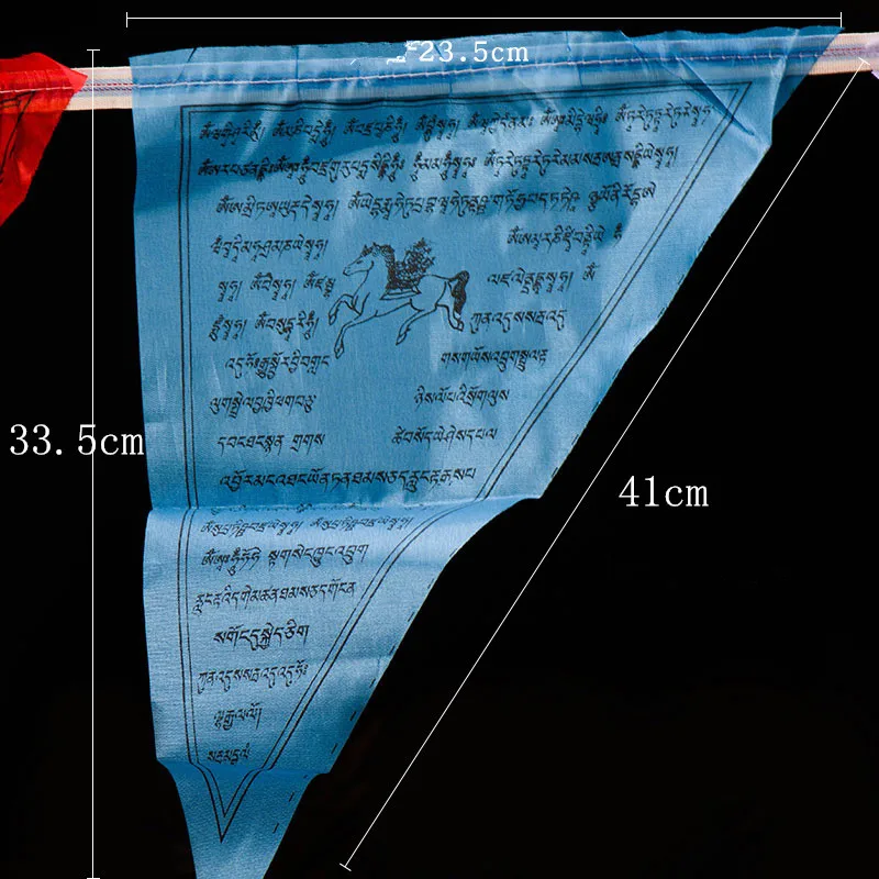 5 цветов элементы шелковой ткани ветер лошадь тибетский буддийский Вымпел, висячее Украшение прозрачный узор 25 шт./строка молитвенные флажки