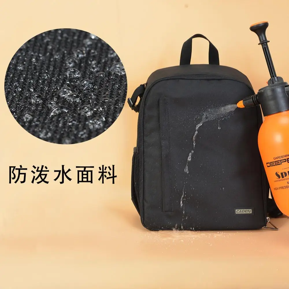 Caden Новый D6 водонепроницаемый функциональные DSLR рюкзак камера фото сумка SLR