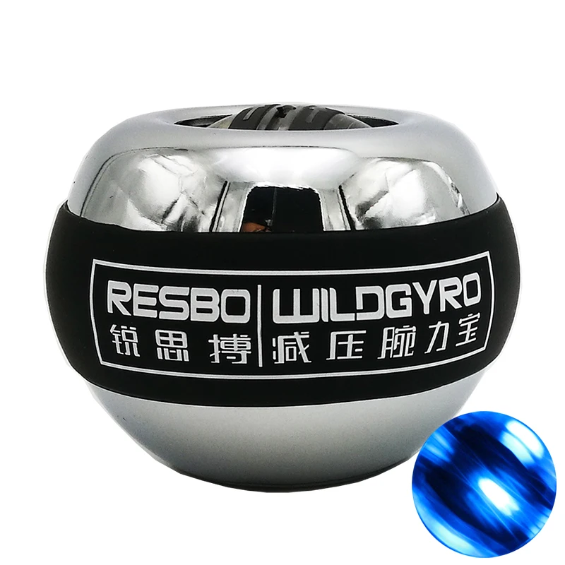 12000 RPM Strengthen Power Wrist Ball Metal Forearm Muscle Training Pressure Relieve Gyro Ball Gyroscopic Force Exerciser Ball A