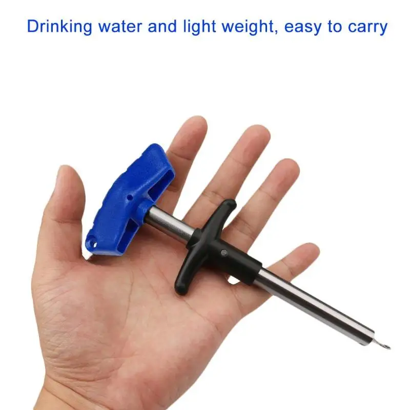 

S/L Size Fishing Lure Remover Aluminum Tube Hook Detacher Light-Weighr Portable Fish Hook Remover Fish Tools