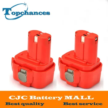 

High Quality 2 pieces 9.6V 2000mAh Ni-CD Rechargeable Power Tool Battery for MAKITA 9100 9101 9102 Power Tool Free Shipping