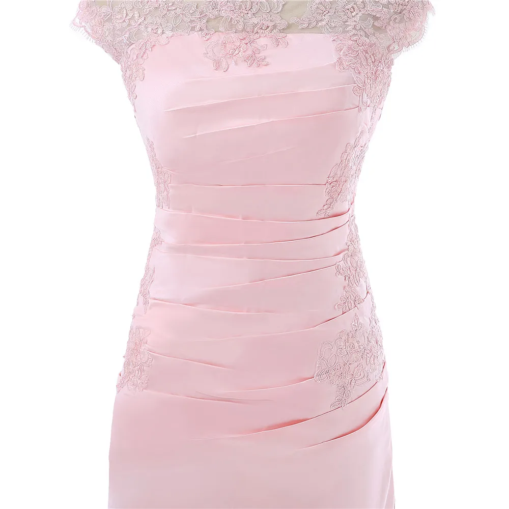 Розовый 2019 Мать невесты платья оболочка длиной до колена с курткой кружева свадебное платье Короткие Мать платья для свадьбы