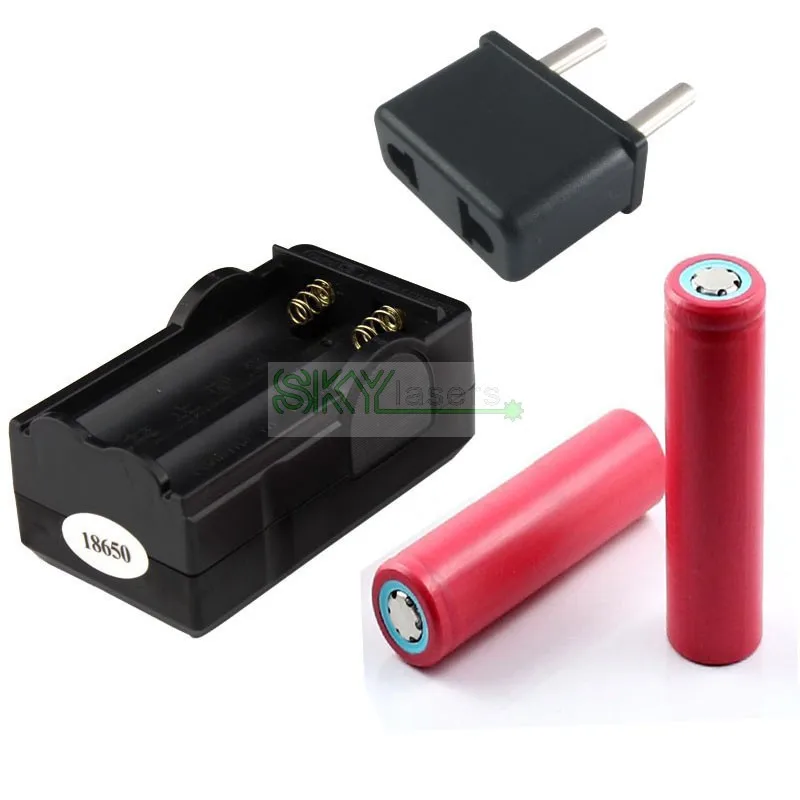 2 * Оригинал Sanyo 18650 2600mAh литий-ионная аккумуляторная батарея + 1 зарядное