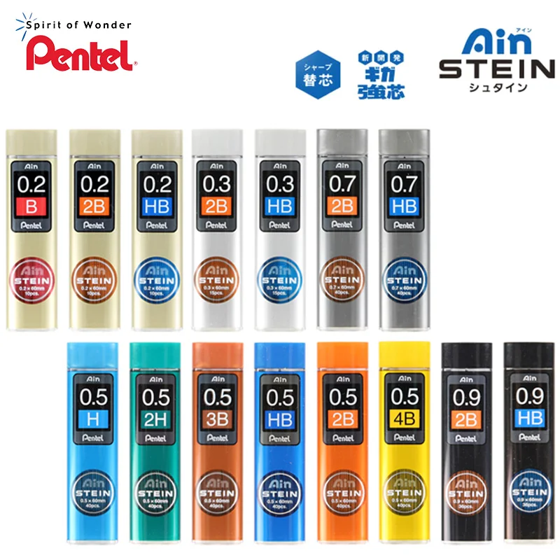 

Pentel Stein Leads 0.2/0.3/0.5/0.7/0.9mm for mechanical Pencil