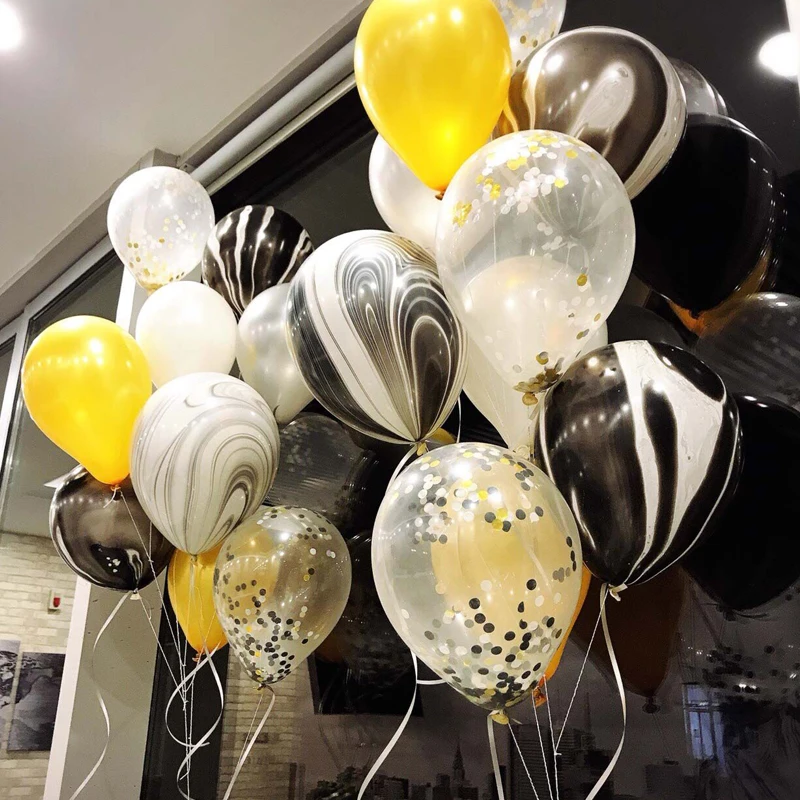 

Balloons Marble Latex Balloons Wedding Decoration Colorful Balloon Gold Silver Confetti Air Balloon for Birthday Party Supplies