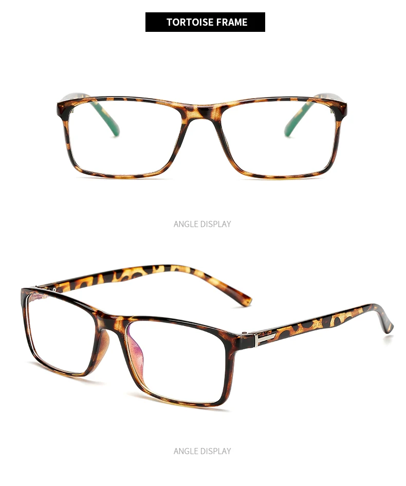 Ретро Прямоугольная оправа для очков для женщин, черные фиолетовые прозрачные линзы, оправа для очков, женские очки без градусов 8093