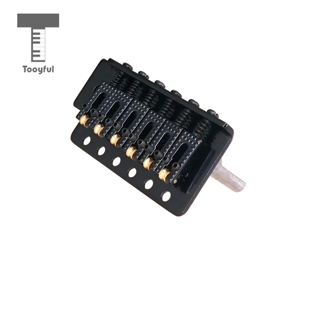 Tooyful 6 String Electric Guitar Roller Saddle Tremolo Bridge System with Whammy Bar for ST SQ