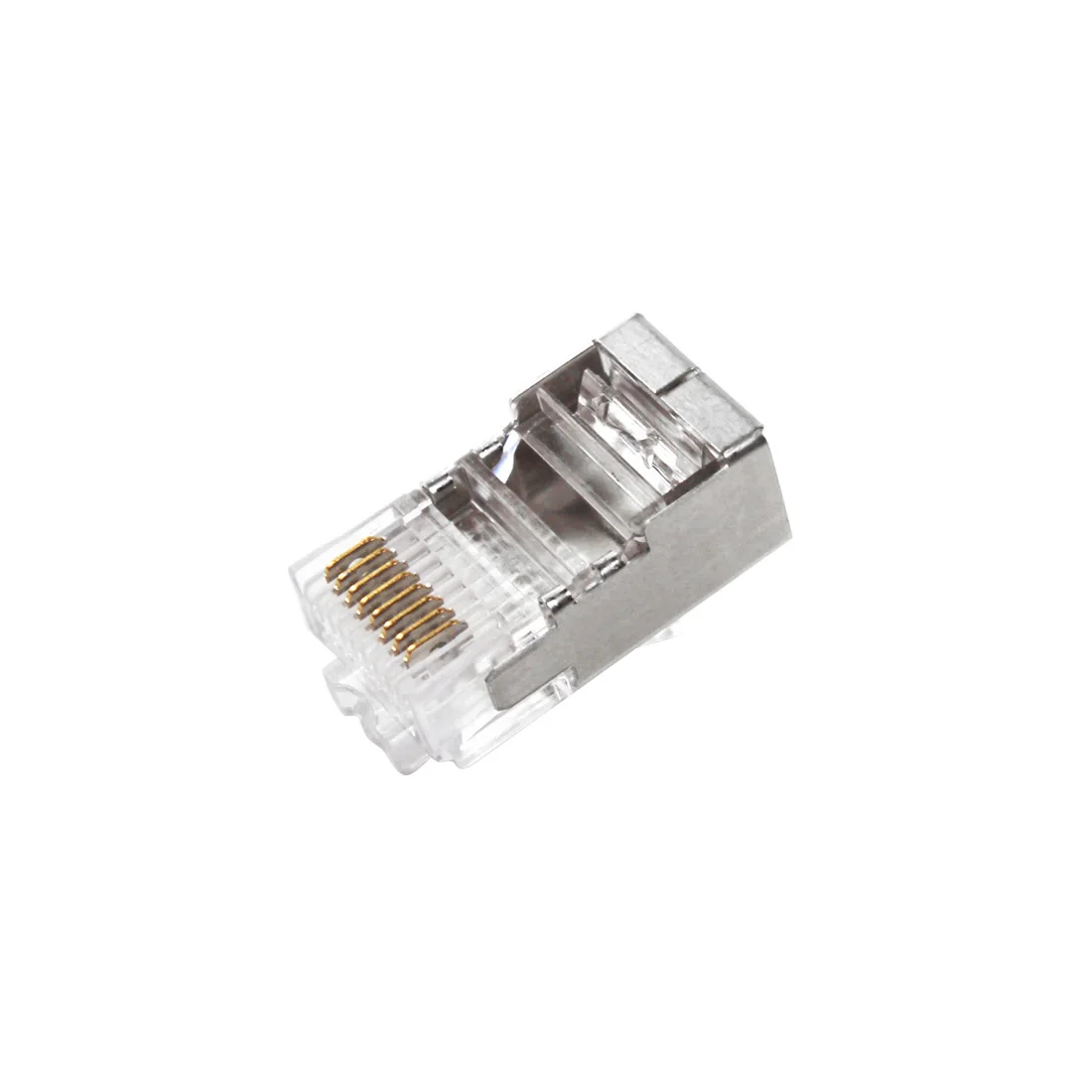 10 шт. разъем RJ45 Cat6 8P8C модульный Ethernet кабель Позолоченный Cat 6 ОБЖИМНАЯ сеть RJ 45