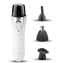 4 в 1 Электрический эпилятор USB перезаряжаемая Бритва для удаления волос Женский Триммер для волос в носу Женский для тела лица бровей депилятор