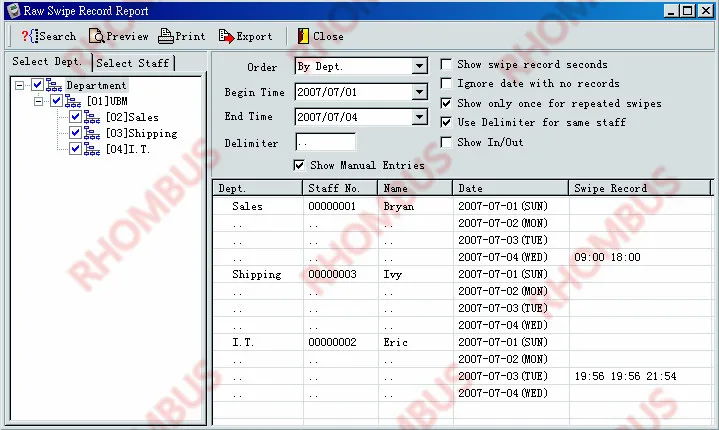 TCP/IP цветной экранный сканер отпечатков пальцев Контроль доступа и терминал посещаемости времени