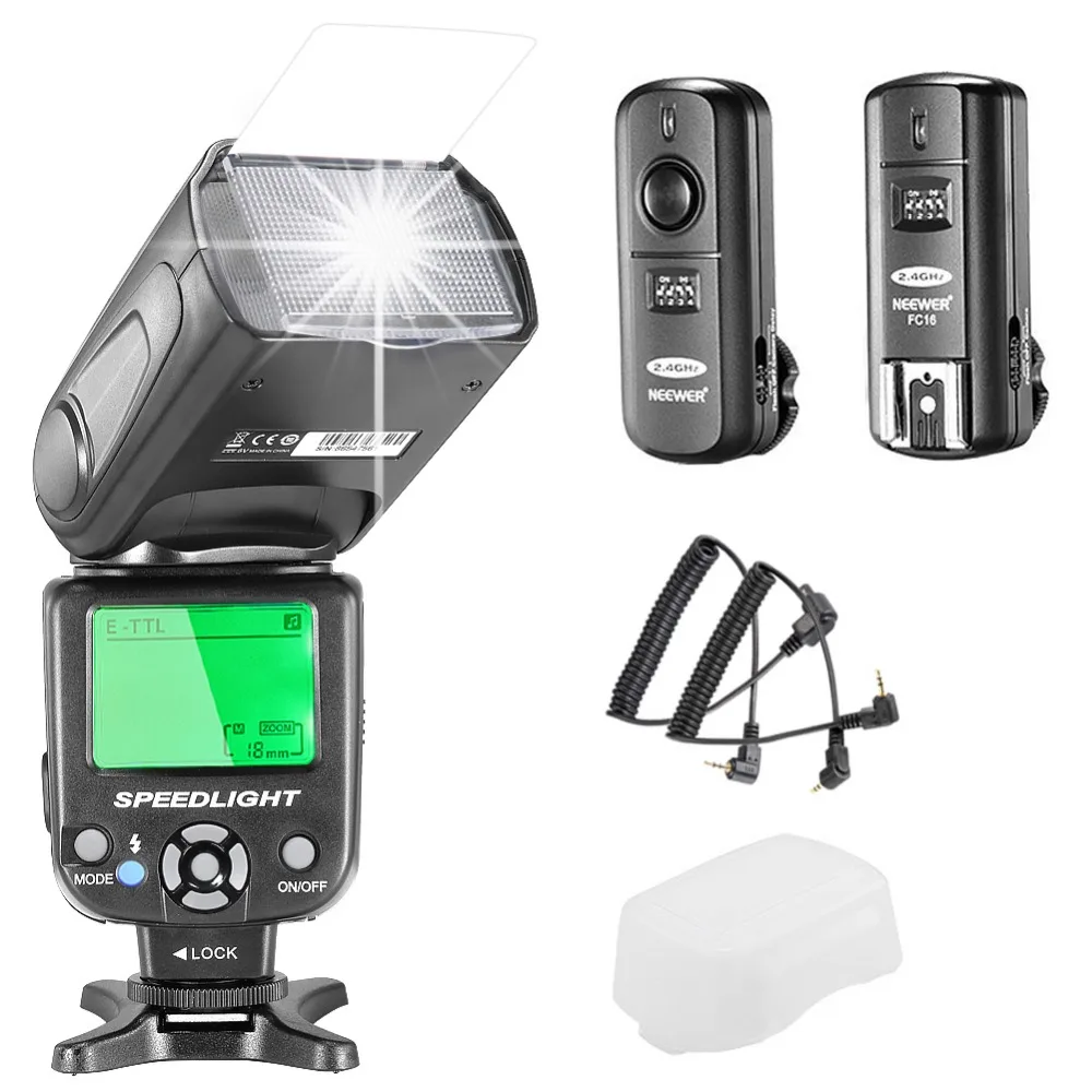 Neewer NW 562C E TTL Flash Speedlite Kit for Canon DSLR Camerain