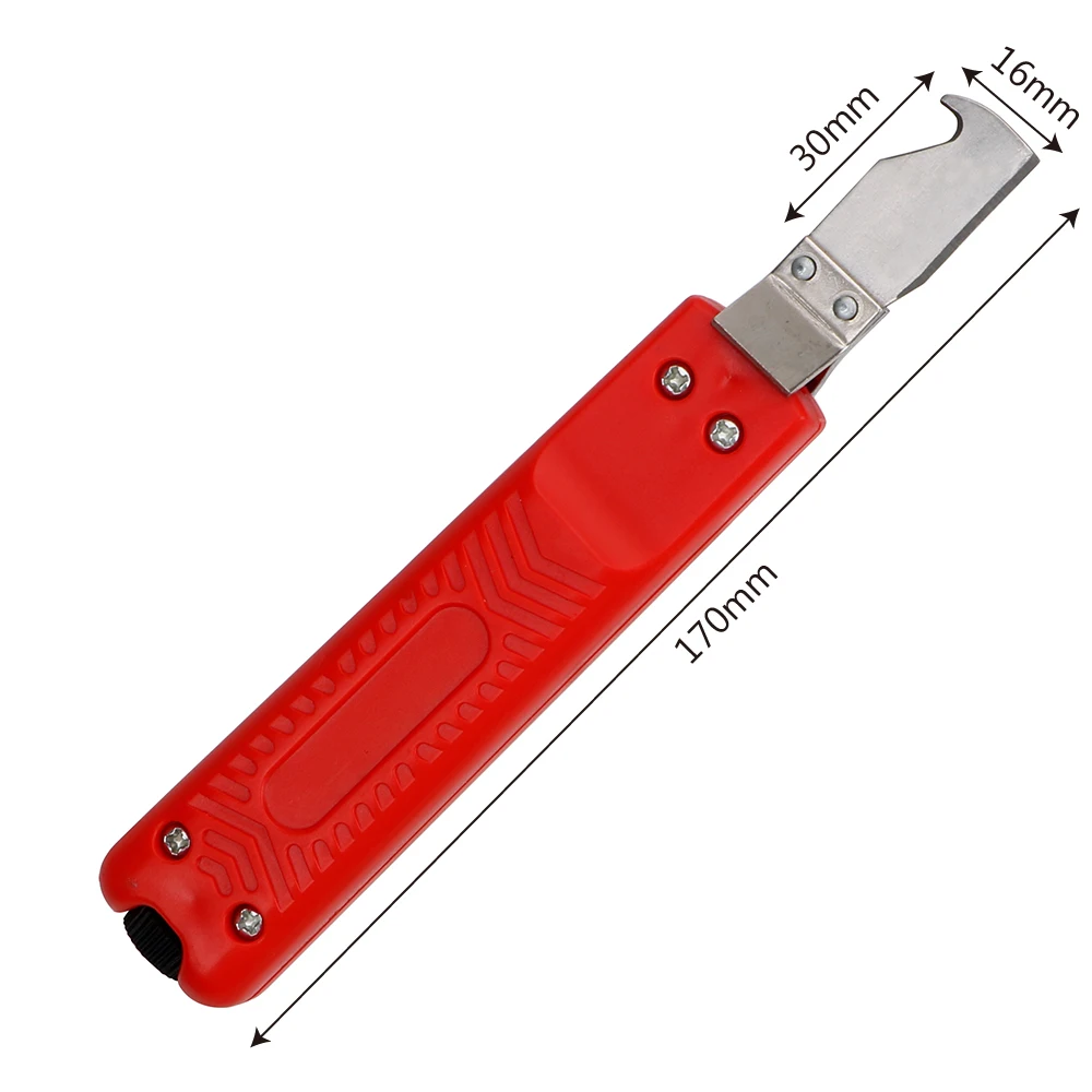 DIYWORK 8-28 мм резиновая ручка изоляции зачистки ПВХ кабель для зачистки проводов нож стойкость зачистки кабеля