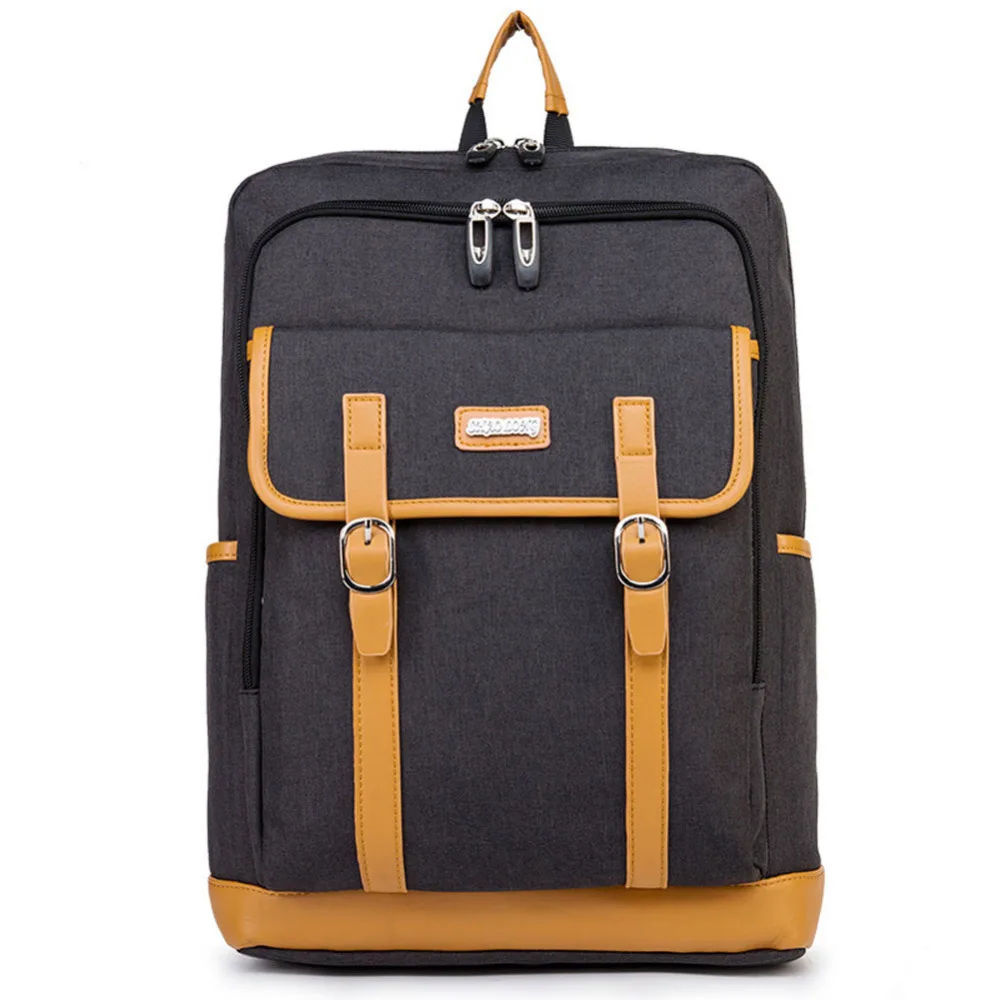 

NEW Men Laptop Backpack Travel Casual Waterproof Canvas Shoulder Bag College Student Multifunction Business Notebook Rucksack