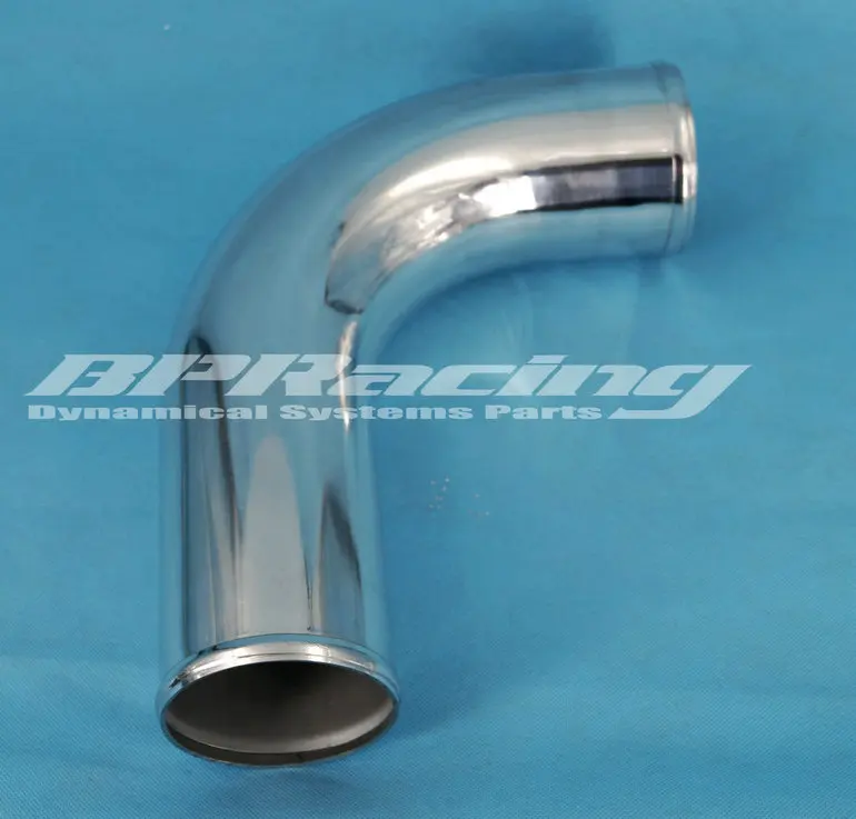 3,1" дюймов/80 мм/90 градусов универсальная полированная DIY алюминиевая труба/толщина 2 мм/промежуточная труба/воздухозаборная труба/может быть сварена