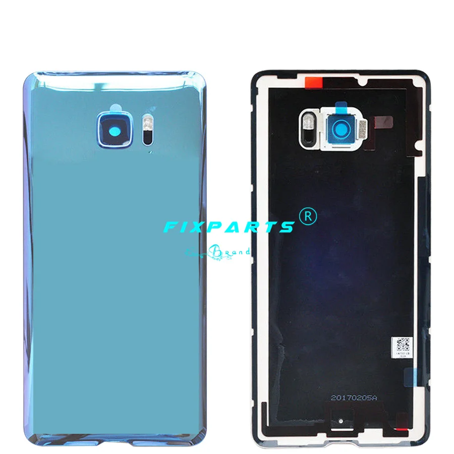 New Original Material Glass Back Rear Housing Door For HTC U Ultra Back Battery Cover Case with Camera Lens (7)