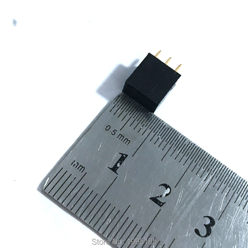 100 шт. 2x3 6 штифтов 2 54 мм двухрядный гнездовой прямой штырьковый разъем 2*3 мм|pin strip