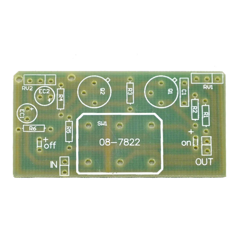 Винтажный Fuzz Face DIY набор гитарных педалей с германиевыми транзисторами AC128 и 1590B предварительно Просверленный корпус