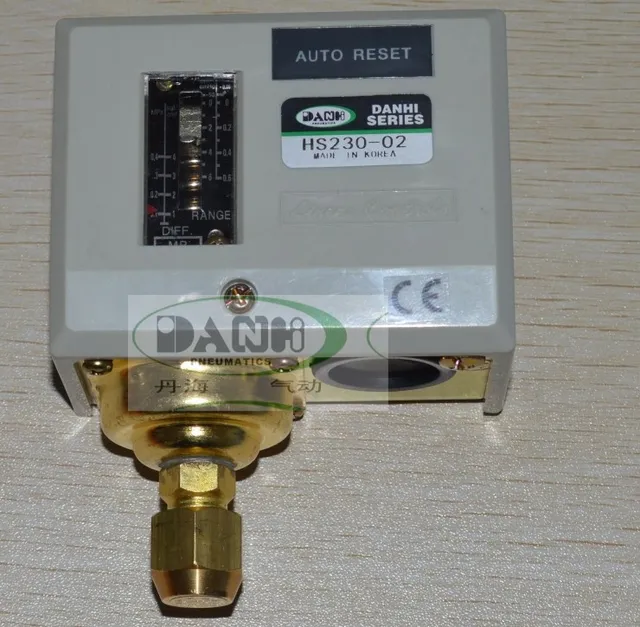 HS203 02 Adjustable high temperature boiler steam pressure switch controller automatically gas