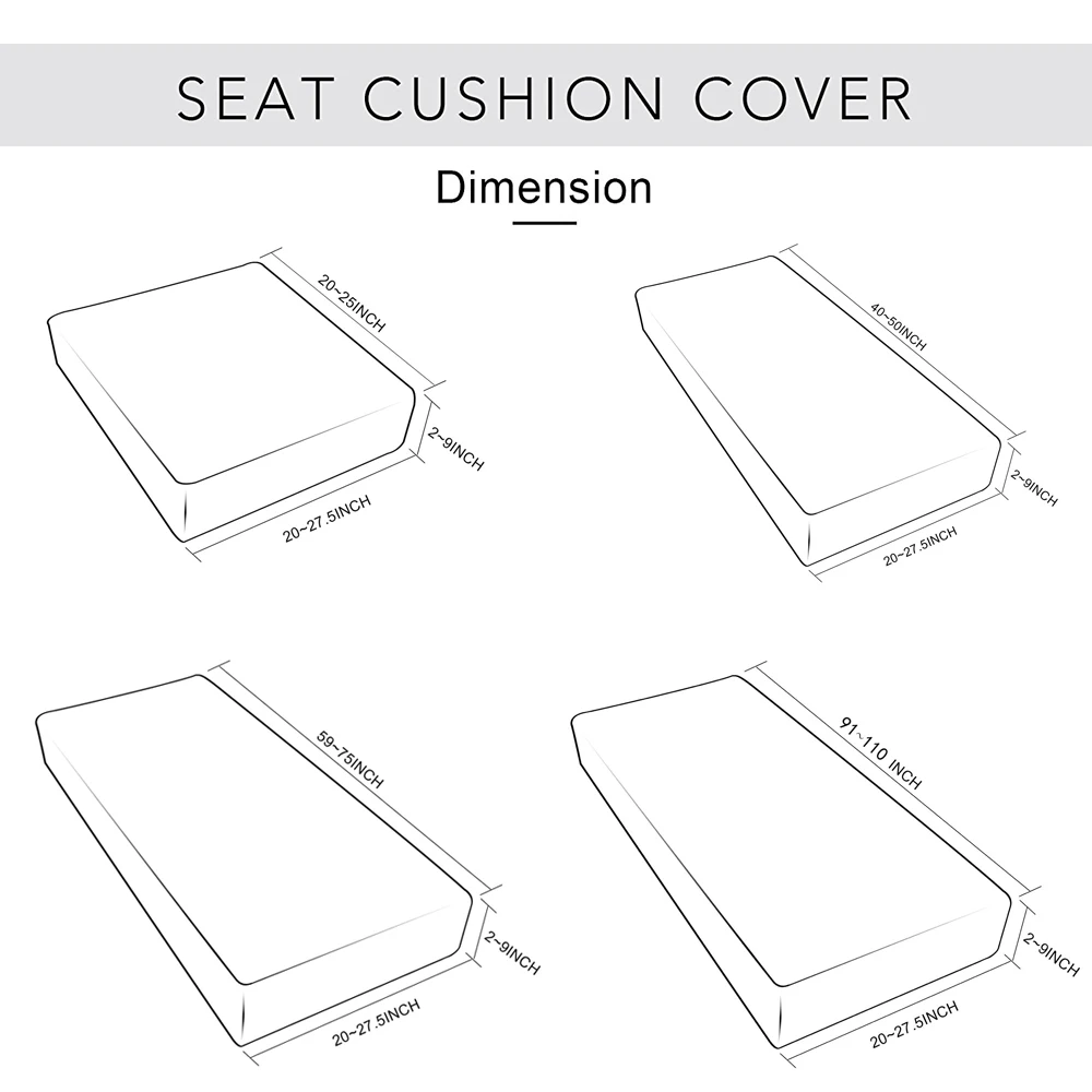 LFH водонепроницаемый чехол для дивана мебель протектор с эластичным спандекс жаккардовая ткань футон диван сиденье Чехлы Набор чехлов