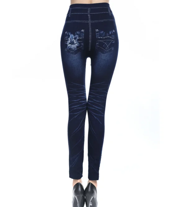 faux jean joggers