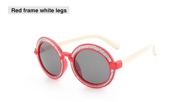 2018 модная детская одежда поляризованных солнцезащитных очков Брендовая дизайнерская обувь детская TR90 рамка круглая солнцезащитные очки