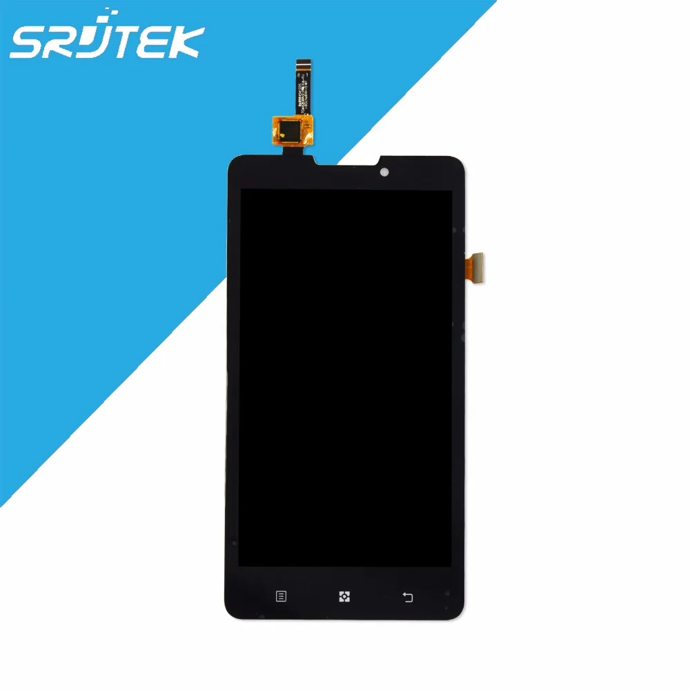 Original 5 For Lenovo P780 LCD Display Screen With Touch Digitizer Screen Assembly Black Replacement Parts
