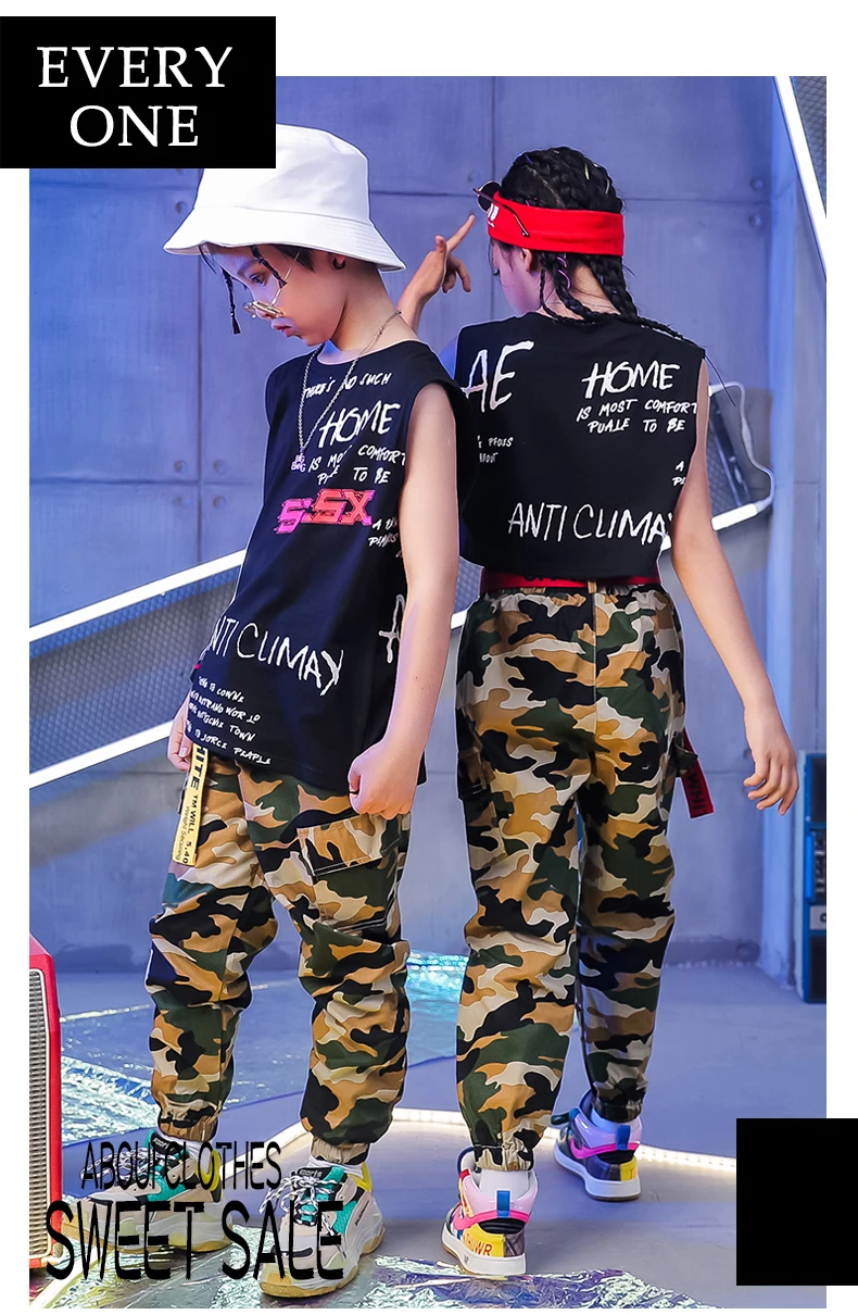 Boys Hip hop Jazz Performance Costume_13