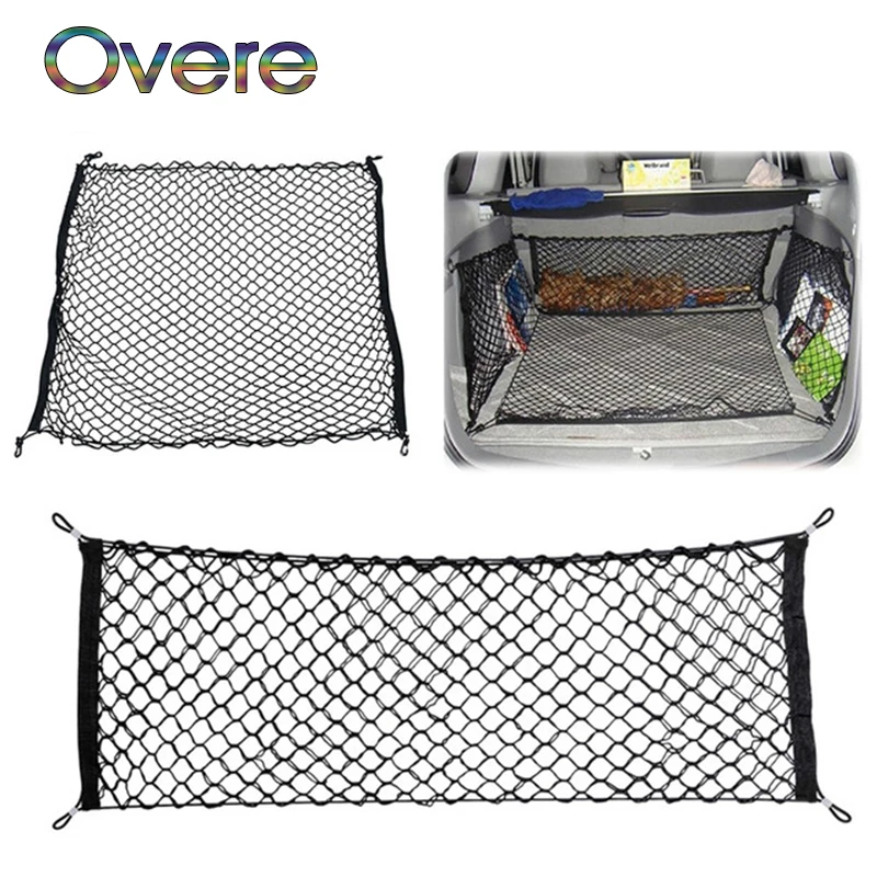 

Overe Auto Car Trunk Luggage Storage Nylon Elastic Mesh Net For Peugeot 508 308 206 307 207 407 2008 Citroen C4 C5 Opel Astra j