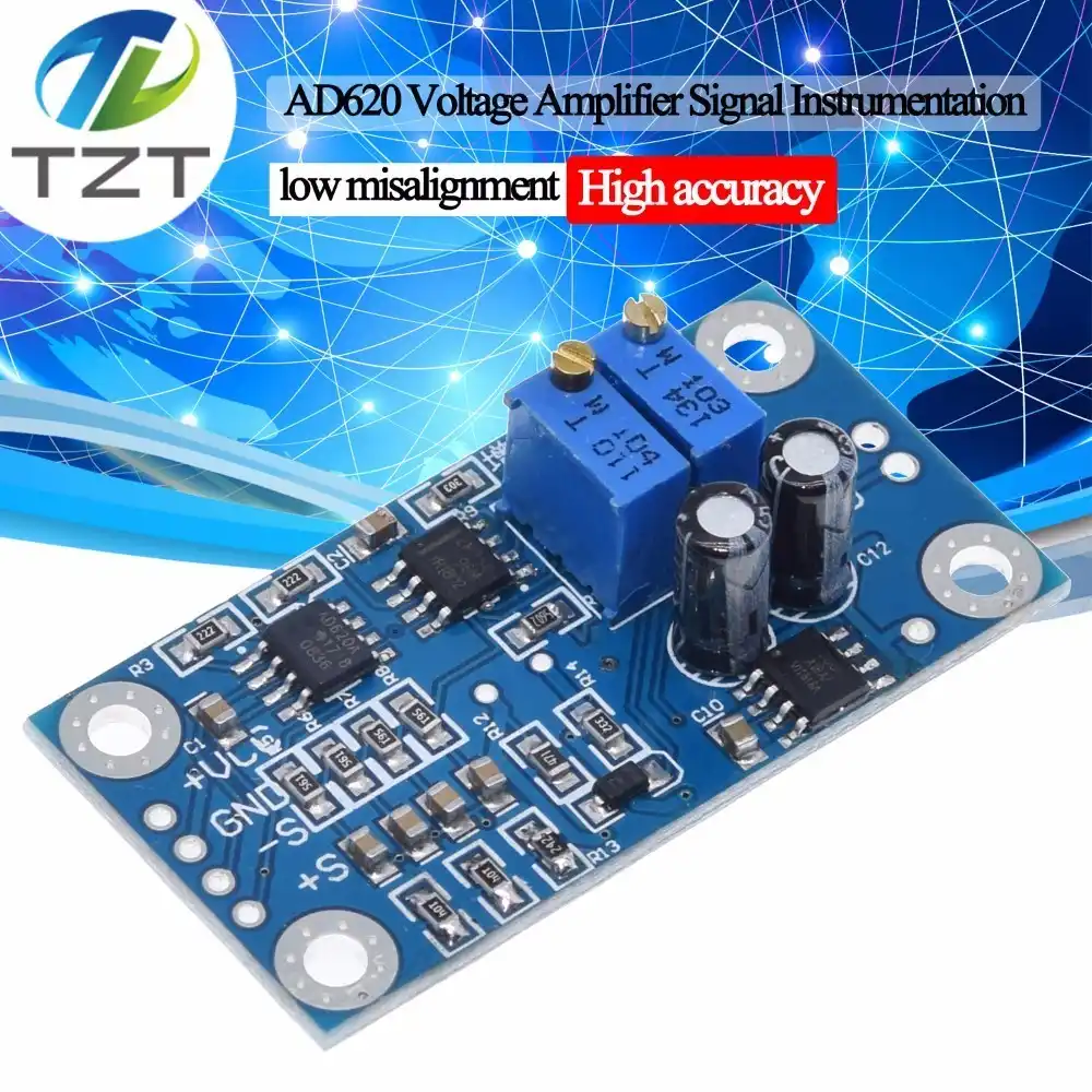AD620 Microvolt MV Voltage Amplifier Signal Instrumentation Module