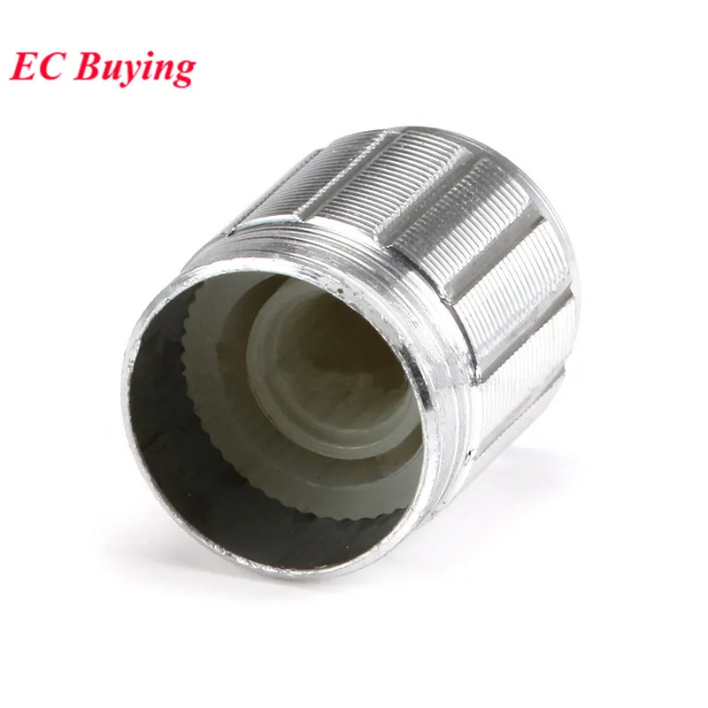 Potentiometer Knobs Electronic Components 5pcs Potentiometer Knob Aluminum Knobs Cap 15MM 15x16.5mm