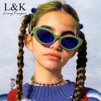 

2019 Cateye Sunglasses Women Luxury Brand Designer Vintage Glasses Retro Cat Eye Black Sun glasses Female Eyewears UV400