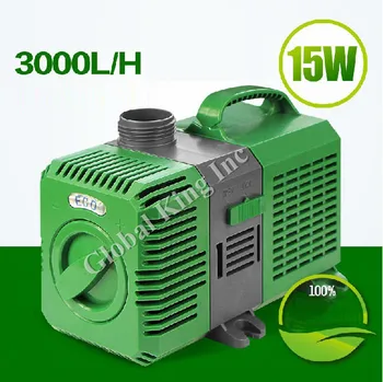 

792.5GPH Variable Frequency Adjustable Submersible Pump Aquarium Fish Tank Fountain Water Hydroponic 15W