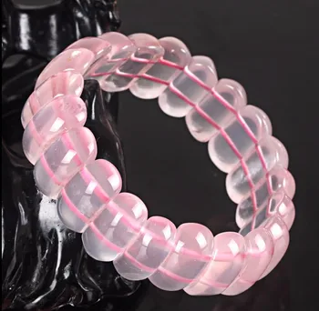 

High Quality Pink Crystal Beads String Bracelet