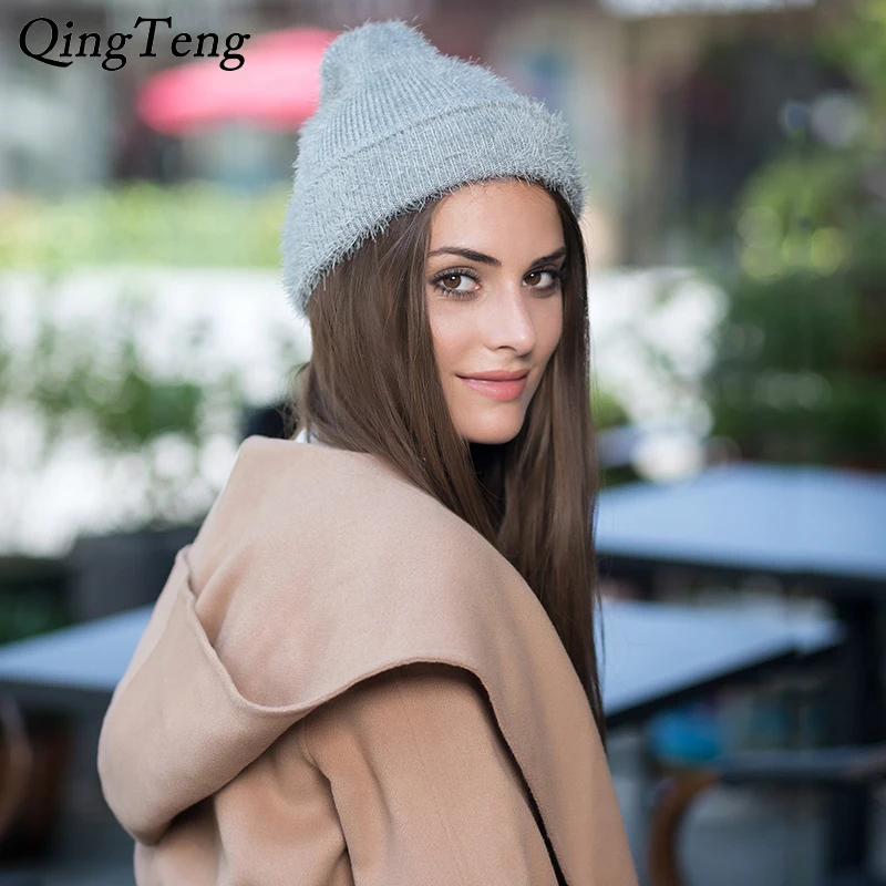 Fashion Brand Autumn And Winter Hats For Women Sol...