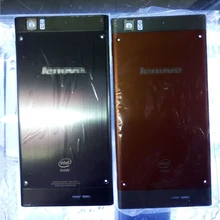 Original For Lenovo K900 Back Housing Cover Case Battery Door With Buttons +Back Camera Lens Black Silver Orange Free Shipping