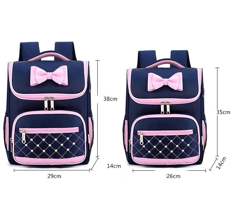  Cute Bow Princess backpack School Backpacks for Girls Kids Satchel School Bags For Kindergarten Moc - 32975182608