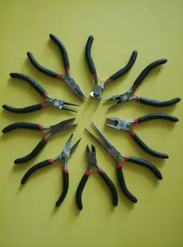 

Free Shipping 1 Set X 9pcs New Mini Pliers Jewellery Tool Jewellery Pliers Cutter Beading Making Repair Tool Kit