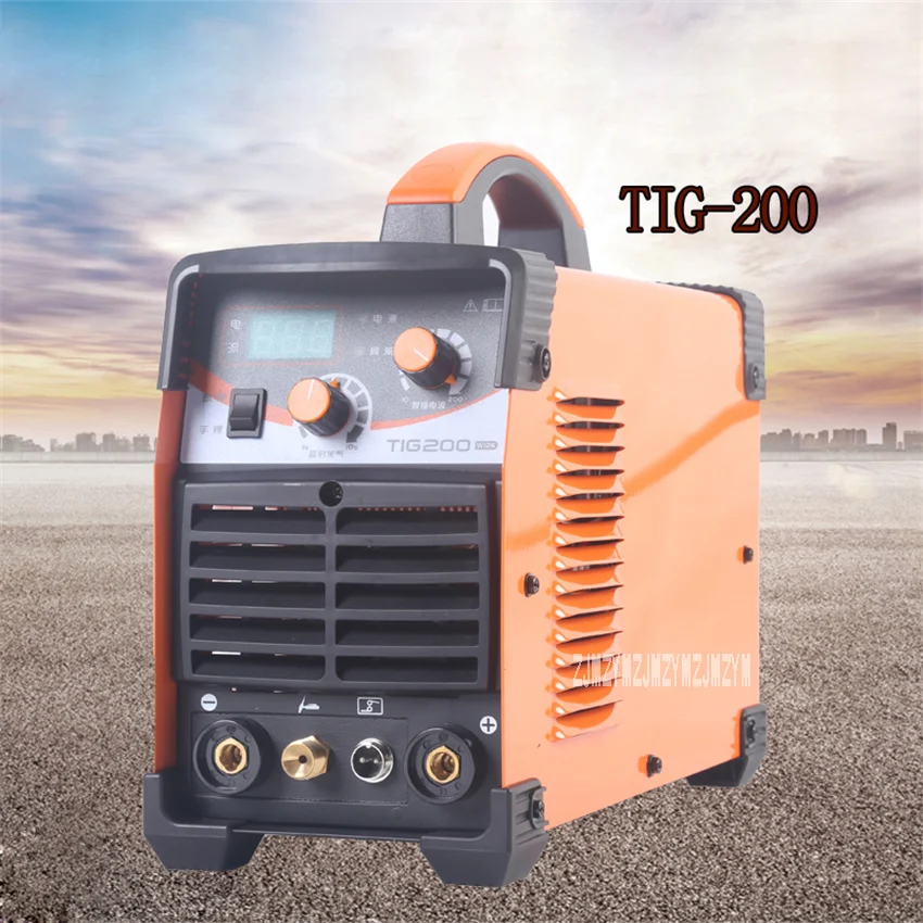TIG-200 инвертор аппарат для дуговой сварки постоянного тока сварочный инструмент из нержавеющей стали Портативный электрический сварочный