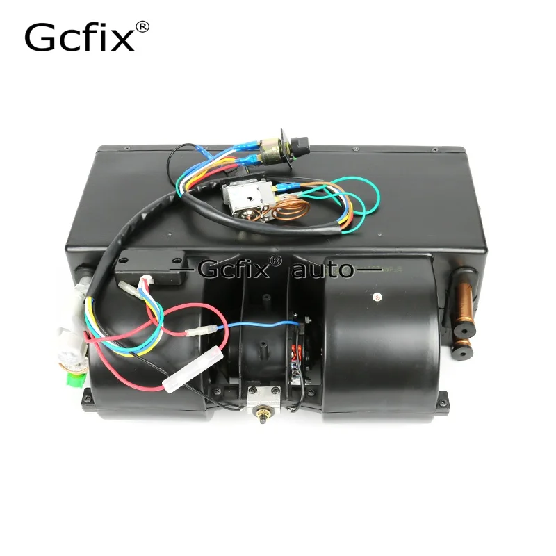 Universal 4 Hole Auto AC Evaporator Assembly Unit Air Conditioner u0026 Heater  24V 12V for Classic Cars Truck Van Street Red Rod