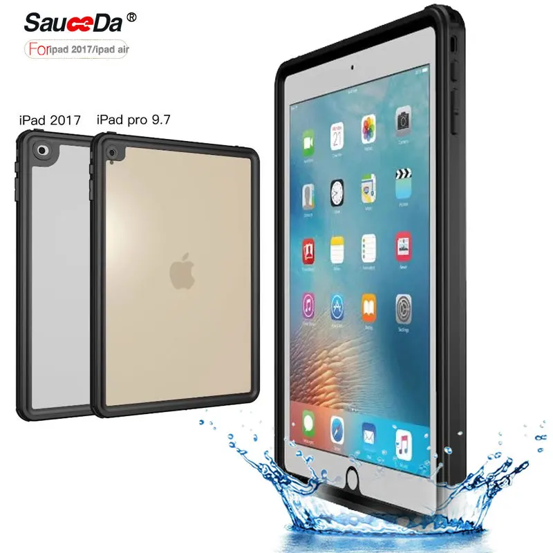 waterproof case For for ipad 9.7 inch 2017 original life water shock