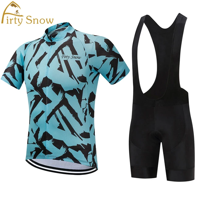 US $13.77 2020 summer mens cycling outfit clothes Pro team bicycle jersey bib set wear Short sleeve bike clot