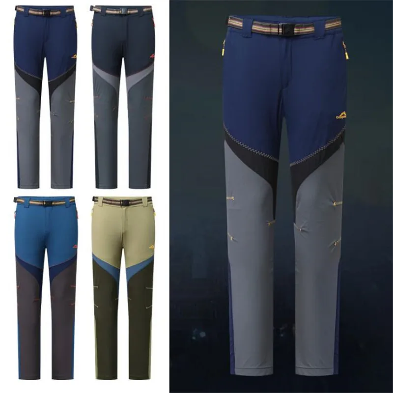 

Free Shipping-Boojee Men Outdoor Sport Spring/Summer wind/water/wearproof Breathable Dry Quickly Hiking Climbing Pants 6028