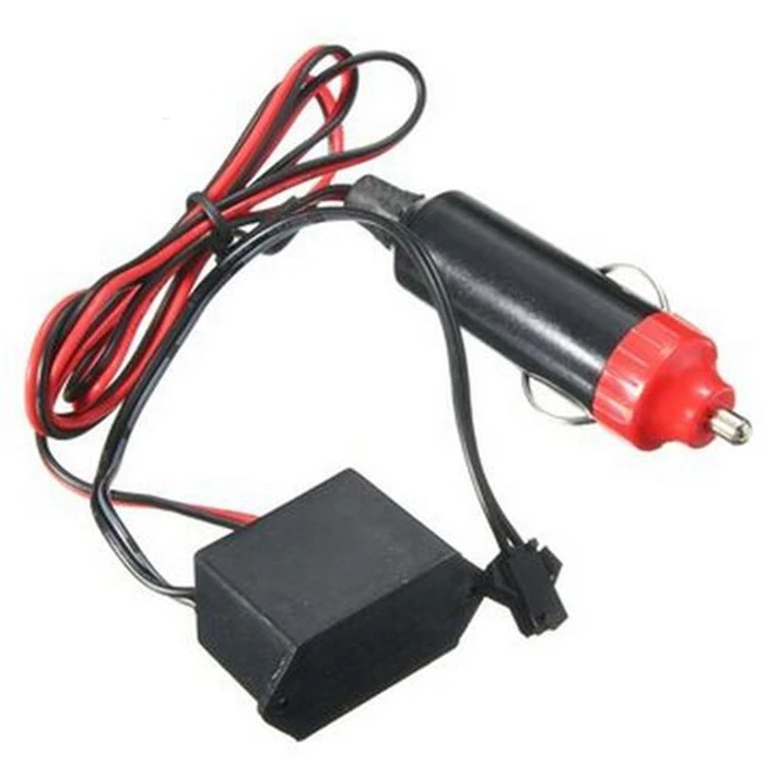 

DC12V Car Cigarette Lighter Socket Plug Driver Controller For 1-10M LED EL Wire Glow Flexible Neon Light Decor