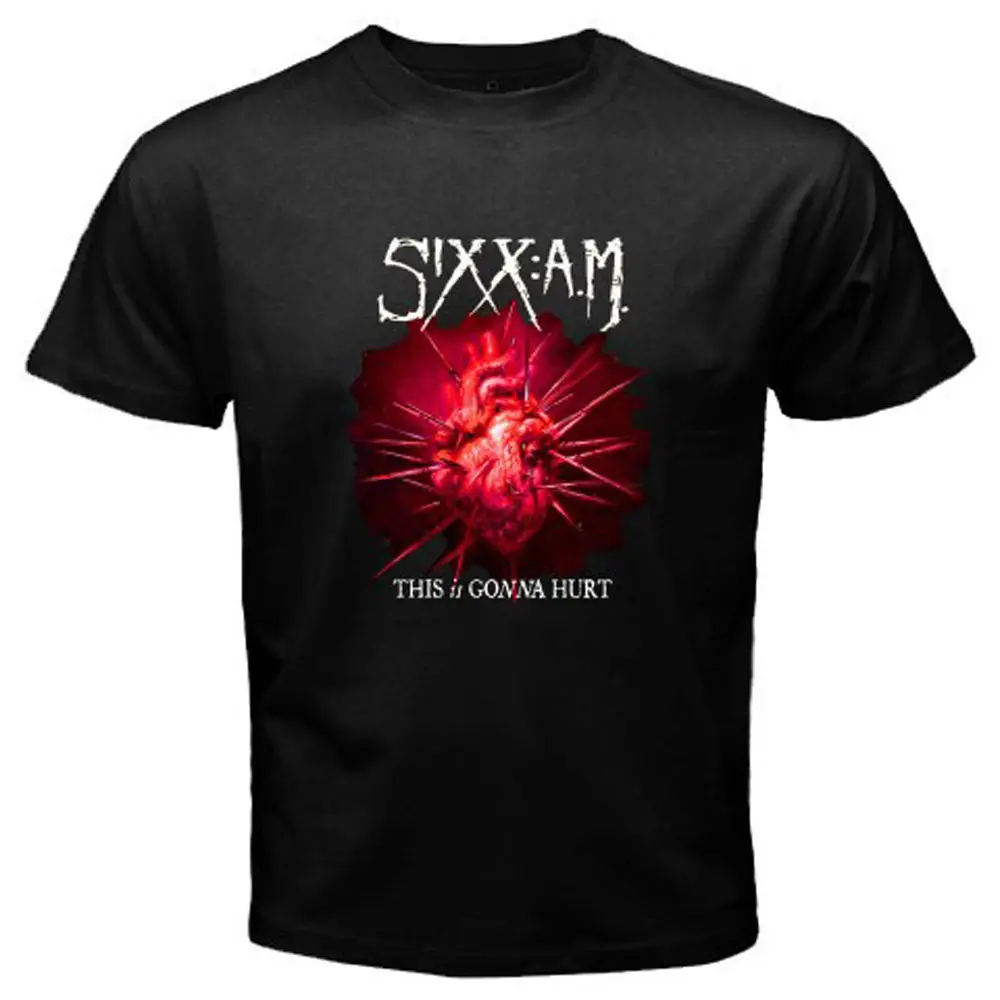 Новый Sixx Am Это будет навредить логотип для мужчин черный футболка Размеры s m l xl 2XL