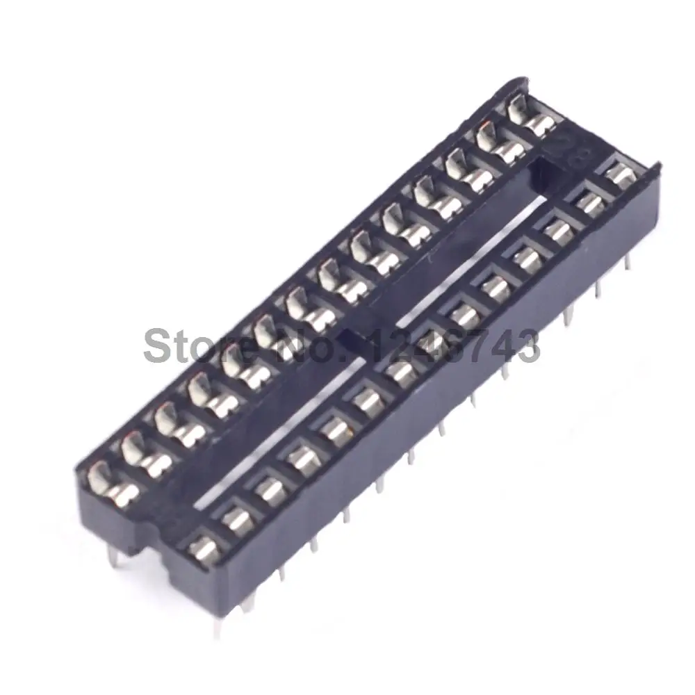 

17PCS 28Pin DIP IC Sockets Adaptor Solder Type 28 Pin Narrow Body