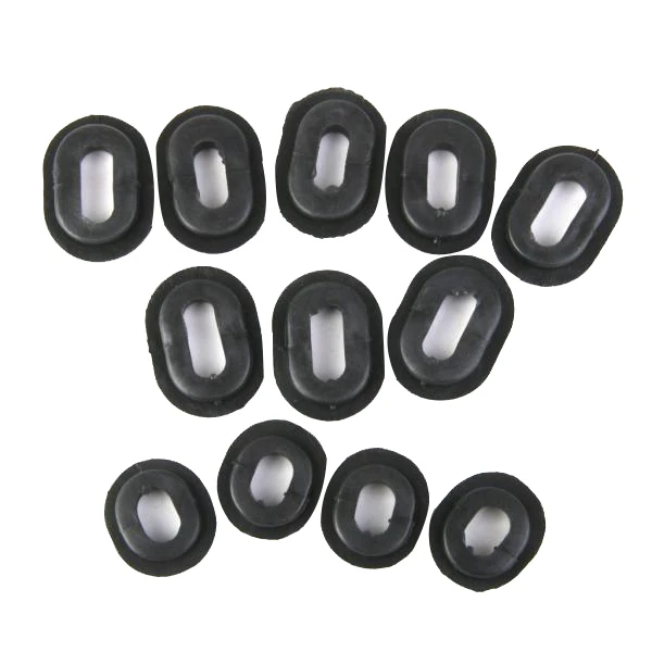 24pcs Rubber Grommet Single Side Panel Fairing Washer for Honda Motorcycle Great Replacement