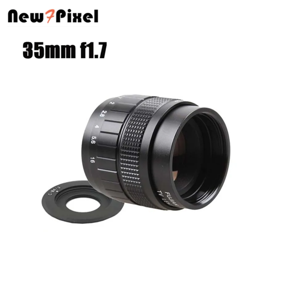 Фуцзянь 35 мм F1.7 CCTV ТВ кино объектив + C крепление макрокольцо для Olympus Micro 4/3 m4/3 EP5 EP3