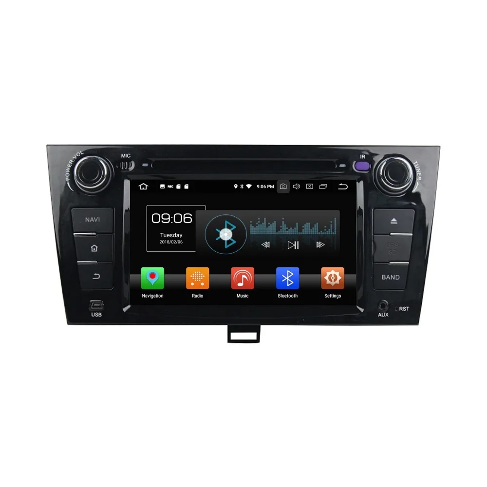 Best 4GB+32GB Octa Core 2 din 8" Android 8.0 Car Radio DVD GPS Navigation for JAC J5 B15 Car Stereo WIFI Bluetooth USB DVR 1