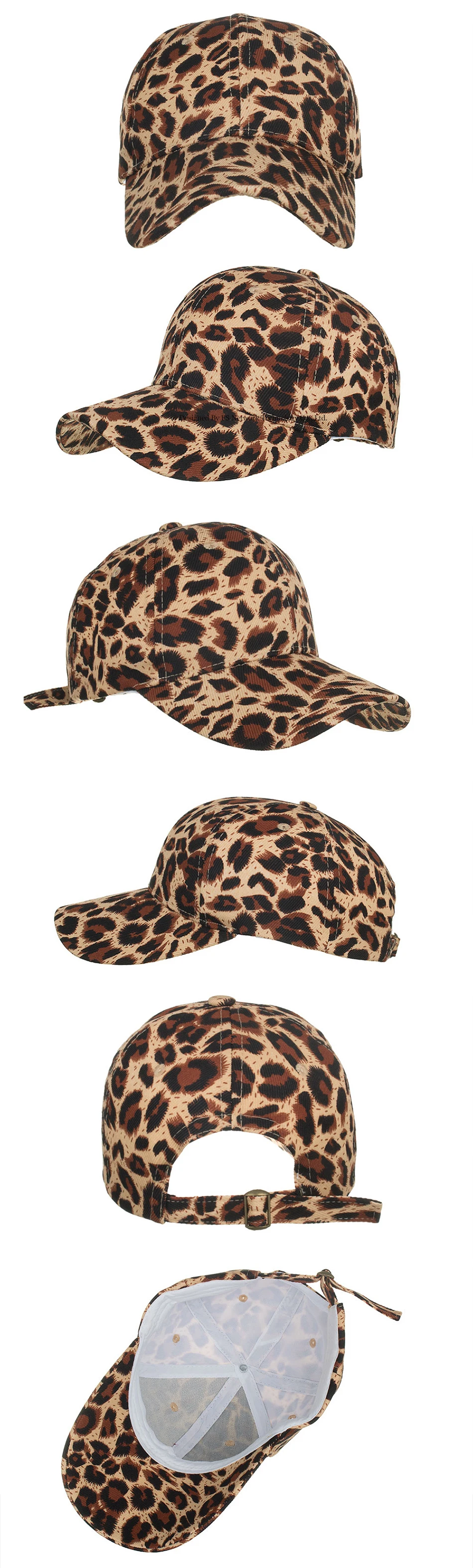 FS роскошная женская кепка с животным принтом, мужская и женская леопардовая бейсболка, уличная Кепка в стиле хип-хоп, летняя кепка с рисунком