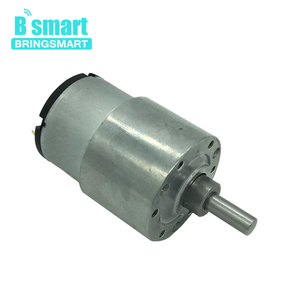 

Bringsmart JGB37-520 Mini DC Gear Motor 12 Volt DC Engine Reduction Gearbox Electric Motor Reversed Modeling for DIY Accessories